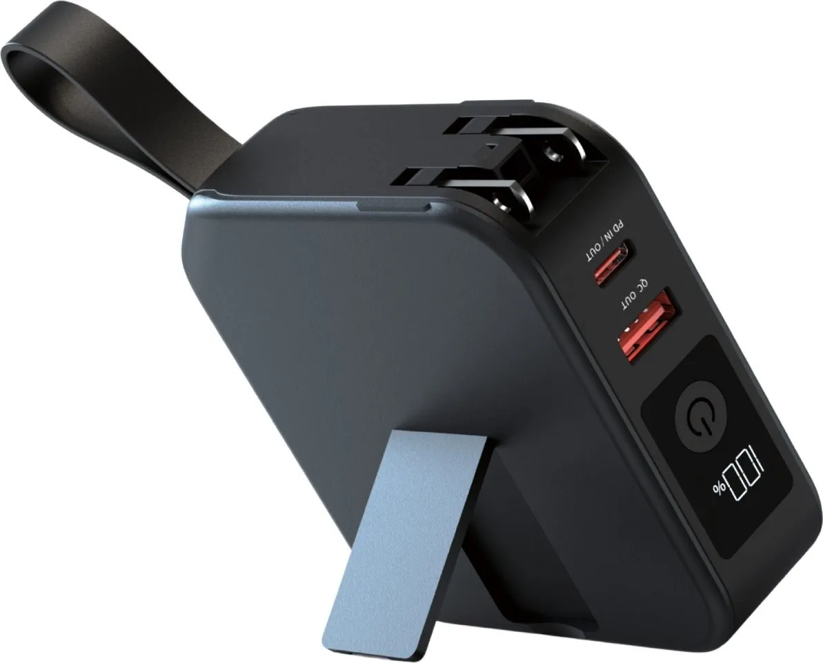 Універсальна мобільна батарея Energizer Magnetic Wireless QM10001AC 10000mAh 20W Black - мініатюра 4