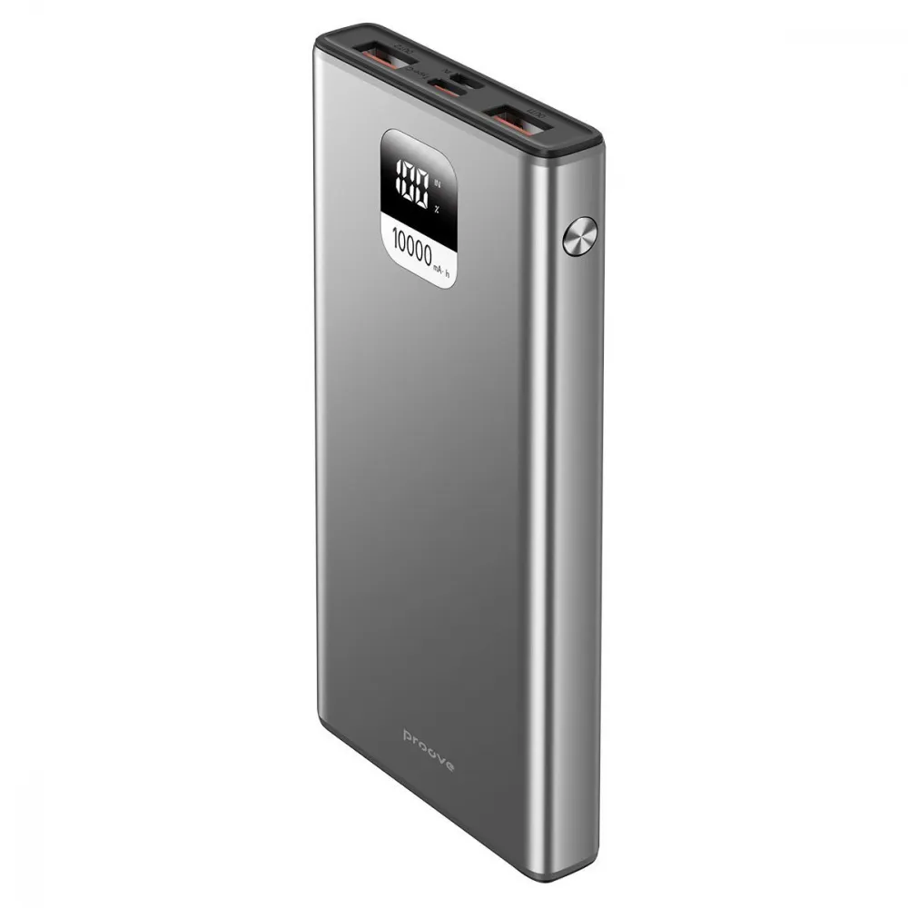 Універсальна мобільна батарея Proove Guardian 22.5W 10000mAh Gray (PBG122210004) - зображення 1
