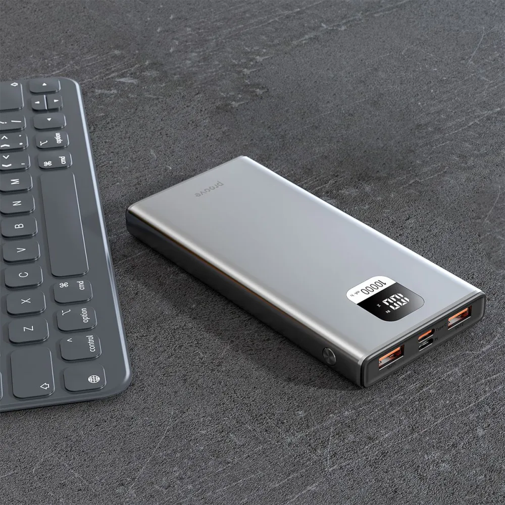 Універсальна мобільна батарея Proove Guardian 22.5W 10000mAh Gray (PBG122210004) - мініатюра 4