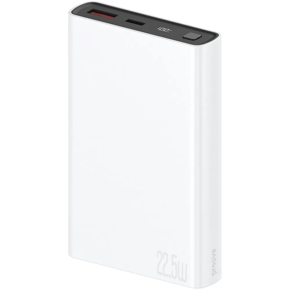 Універсальна мобільна батарея Proove Hyper Flux Plus 22.5W 10000mAh White (PBF122120002) - зображення 1