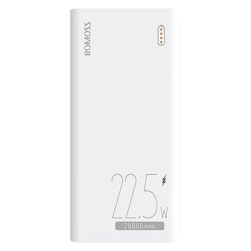 Універсальна мобільна батарея Romoss Sense6F 20000mAh 22.5W White (PPH80-611-1121H) - мініатюра 2