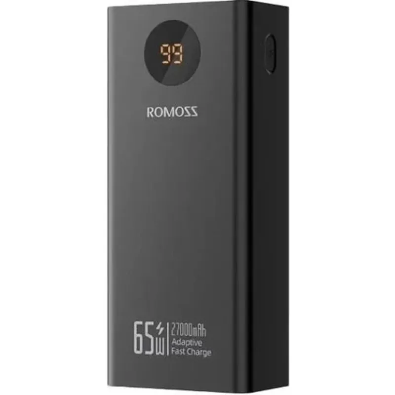 Універсальна мобільна батарея Romoss PEA27S Pro 27000mAh 65W Black (PEA27-282-2111H) - зображення 1