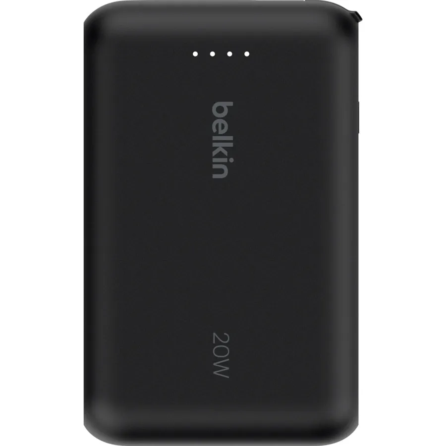 Універсальна мобільна батарея Belkin Power Bank 10000mAh 20W Black (BPB021HQBK) - мініатюра 3