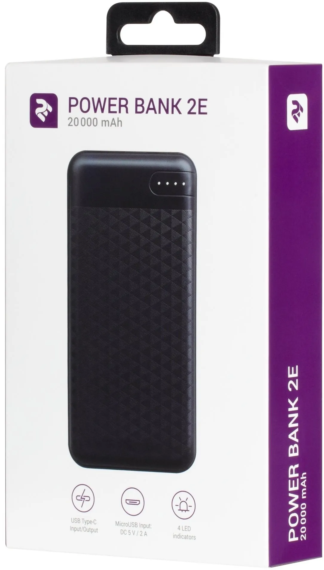 Універсальна мобільна батарея 2E 20000mAh Black (2E-PB2004-BLACK) - мініатюра 5