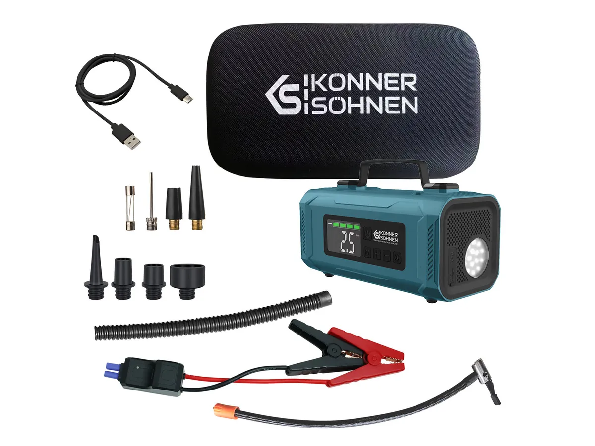 Пусковий пристрій для автомобілів Konner&Sohnen KS JSP-2000 14800 mAh - мініатюра 5