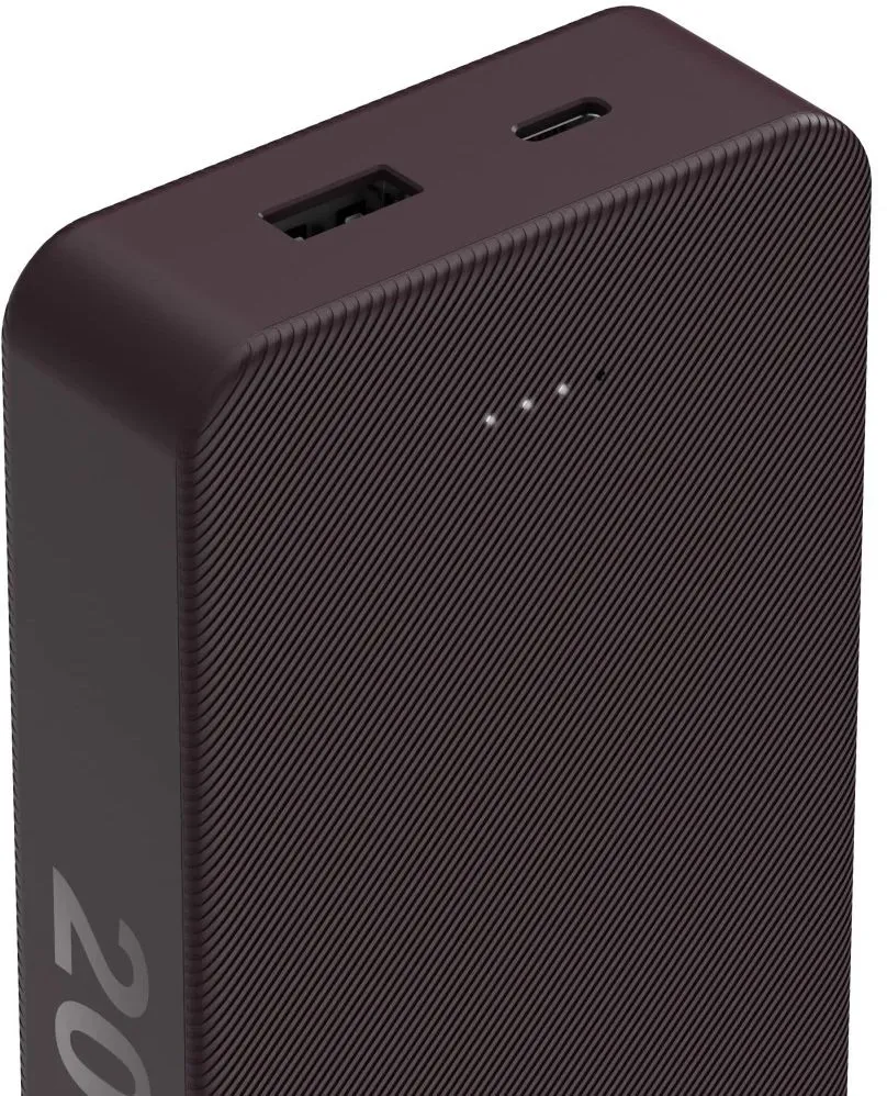Універсальна мобільна батарея Hama 20000mAh 15W Plum (00201715) - мініатюра 3