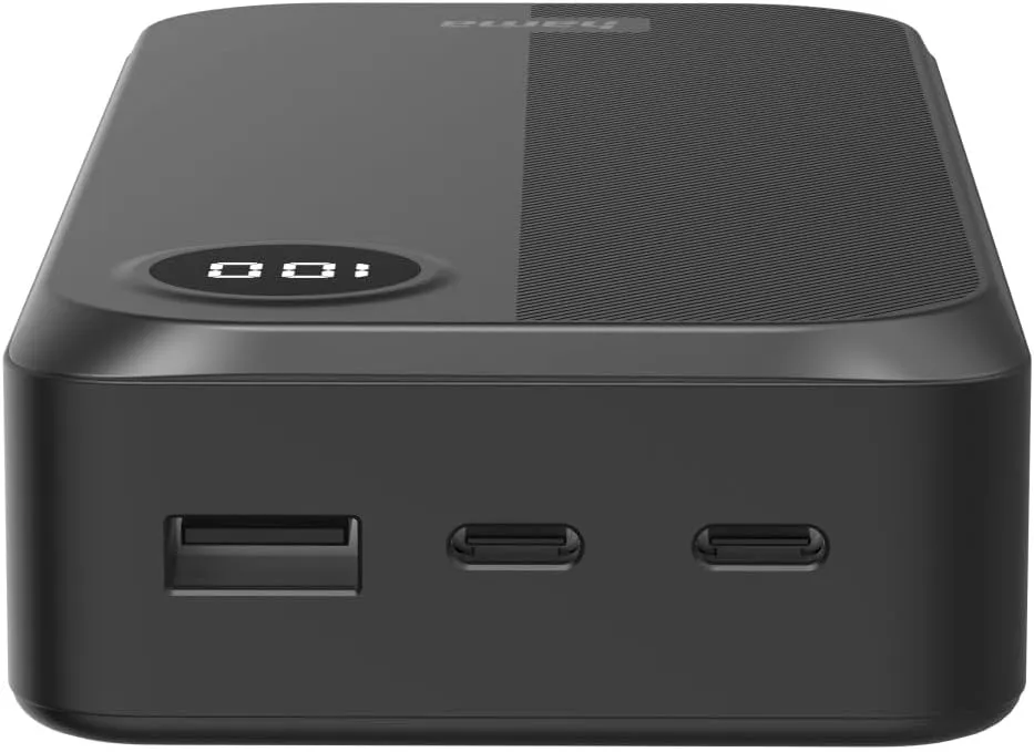 Універсальна мобільна батарея Hama 20000mAh 15W Black (00201755) - мініатюра 2