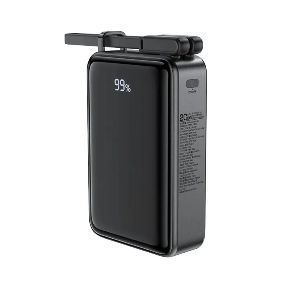 Універсальна мобільна батарея Acefast M14 20000mAh 22.5W Black (6974316283966) - зображення 1
