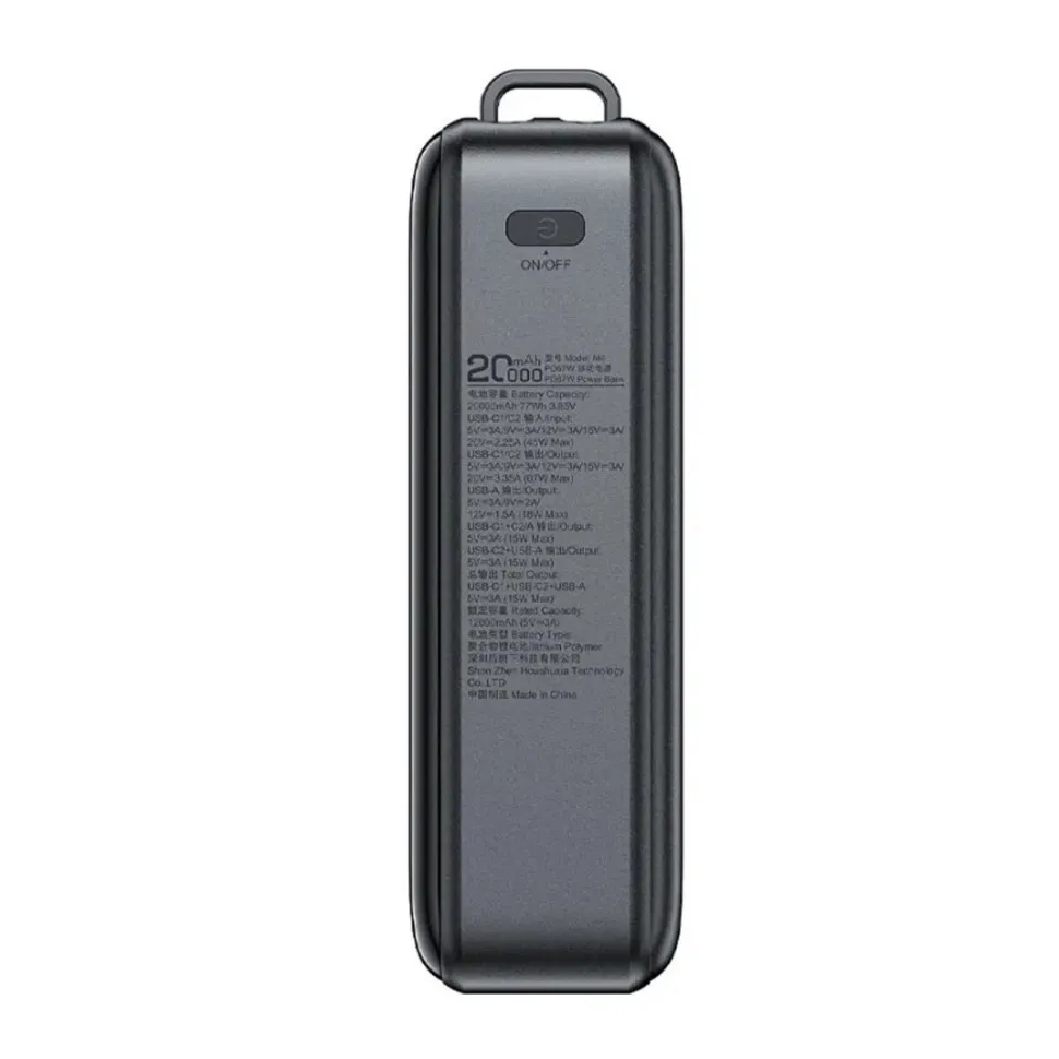 Універсальна мобільна батарея Acefast M14 20000mAh 22.5W Black (6974316283966) - мініатюра 6