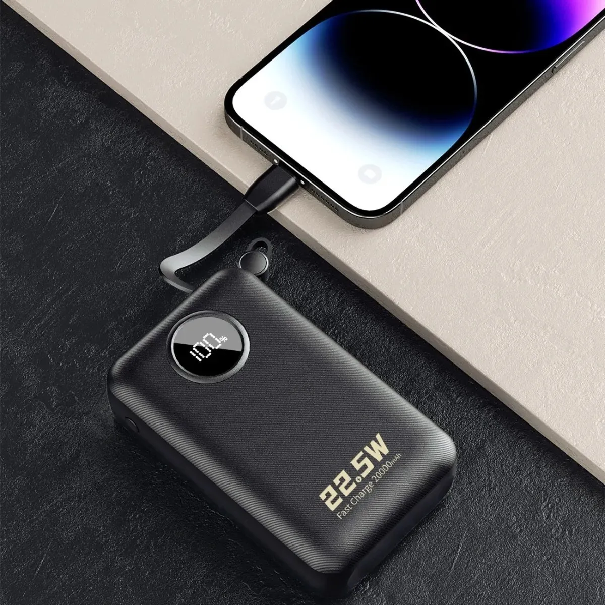 Універсальна мобільна батарея Dudao K14+ 20000mAh 22.5W Black (6977196680016) - мініатюра 7