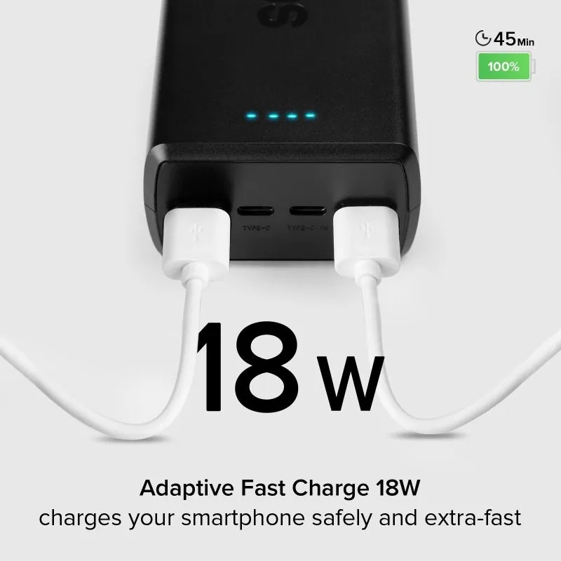 Універсальна мобільна батарея SBS 30000 mAh 20W Black (TTBB30000PD20K) - мініатюра 3