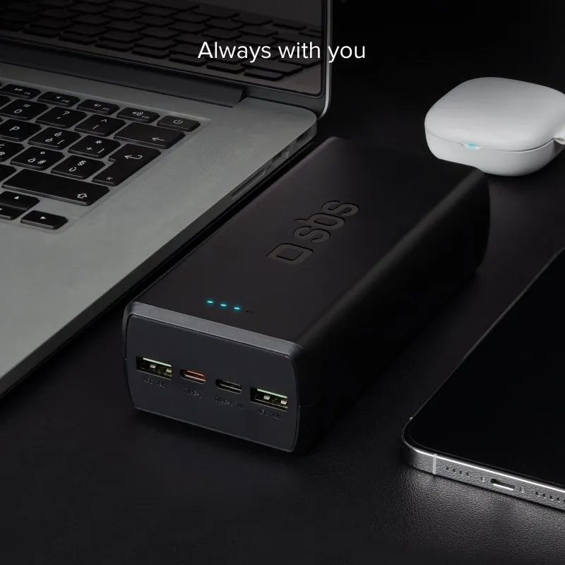 Універсальна мобільна батарея SBS 30000 mAh 20W Black (TTBB30000PD20K) - мініатюра 9