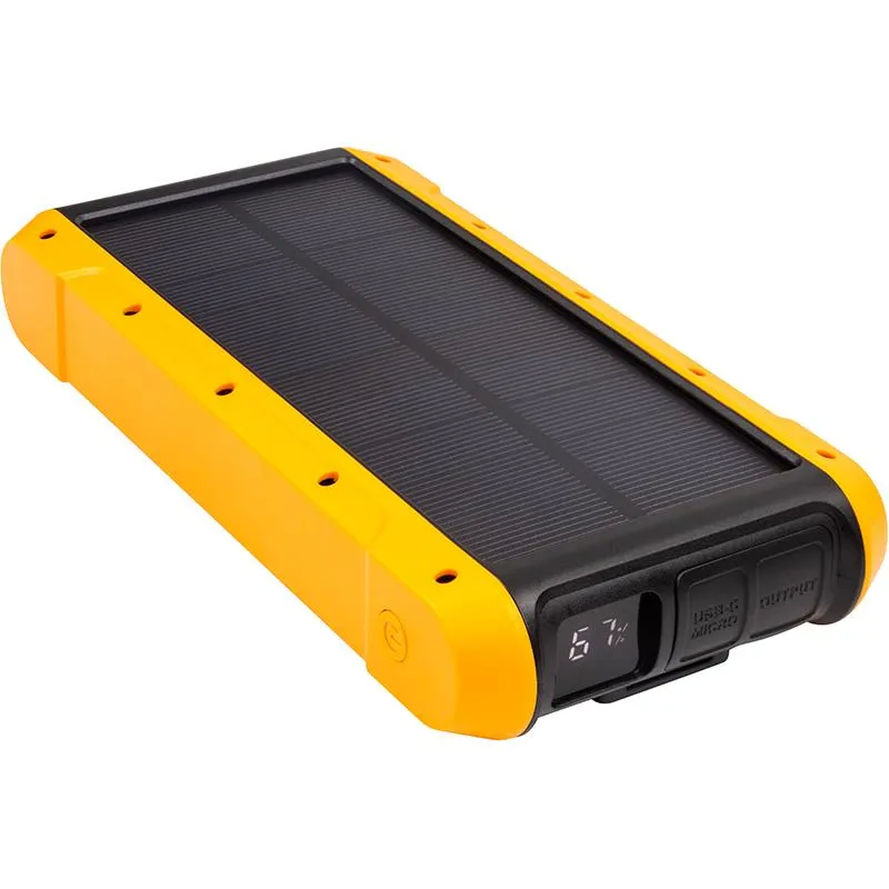 Універсальна мобільна батарея PowerPlant 20000mAh, Wireless, Solar panel (PB930487) - мініатюра 3