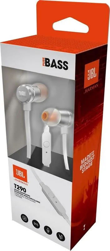 Гарнiтура JBL T290 Silver (JBLT290SIL) - мініатюра 14