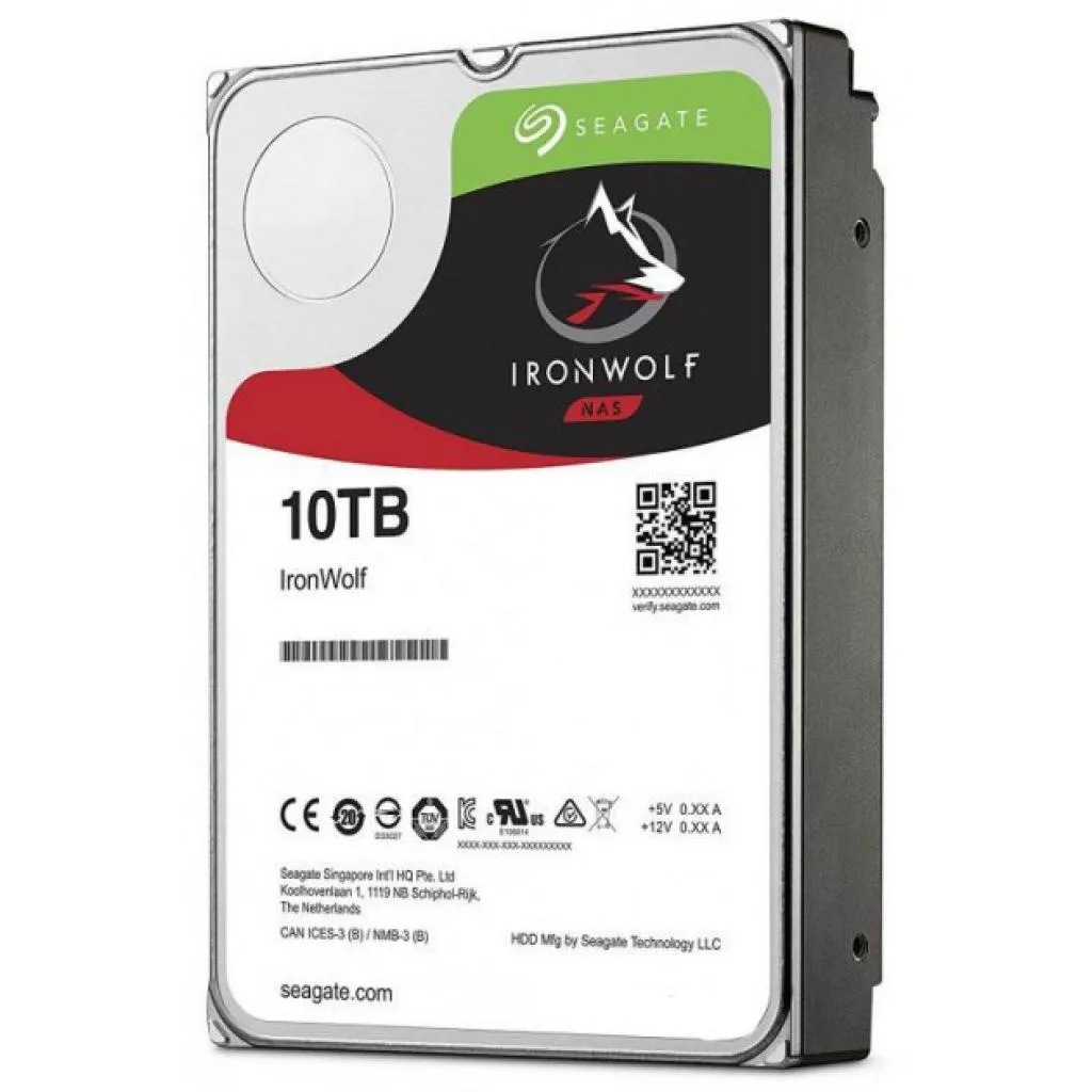Накопичувач HDD SATA 10.0TB Seagate IronWolf NAS 7200rpm 256MB (ST10000VN000) - мініатюра 2