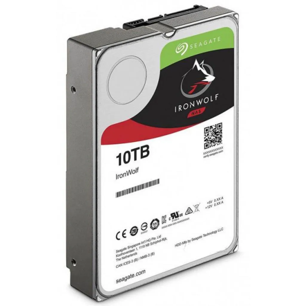 Накопичувач HDD SATA 10.0TB Seagate IronWolf NAS 7200rpm 256MB (ST10000VN000) - мініатюра 3