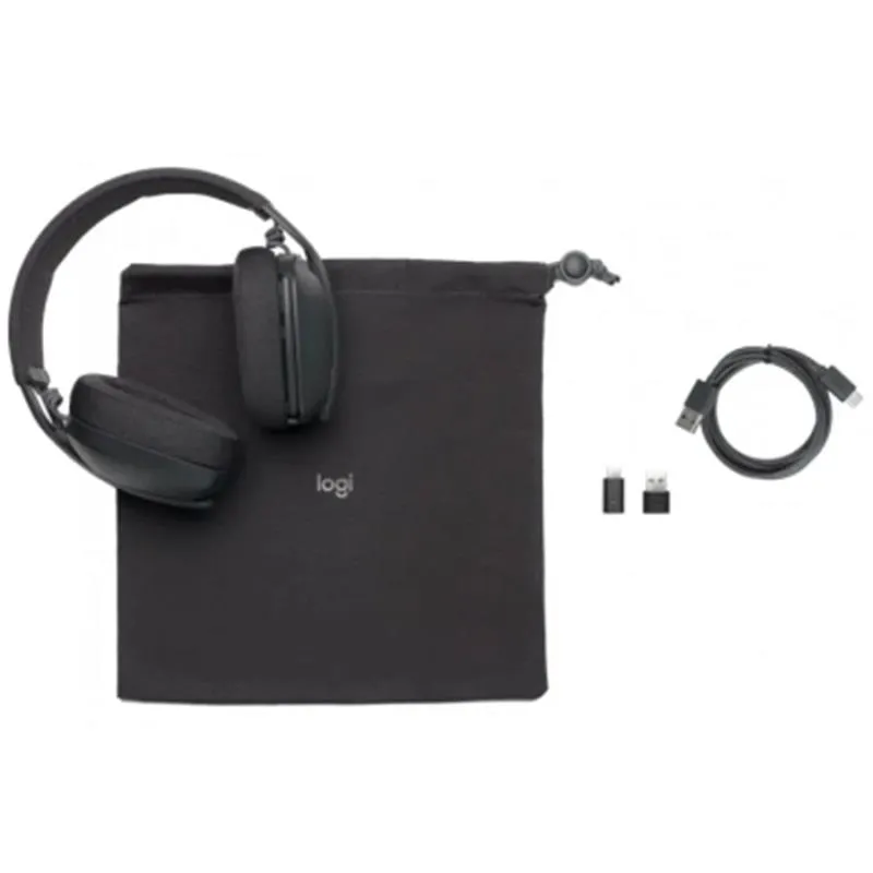 Bluetooth-гарнітура Logitech Zone Vibe Wireless MS Graphite (981-001157) - мініатюра 4