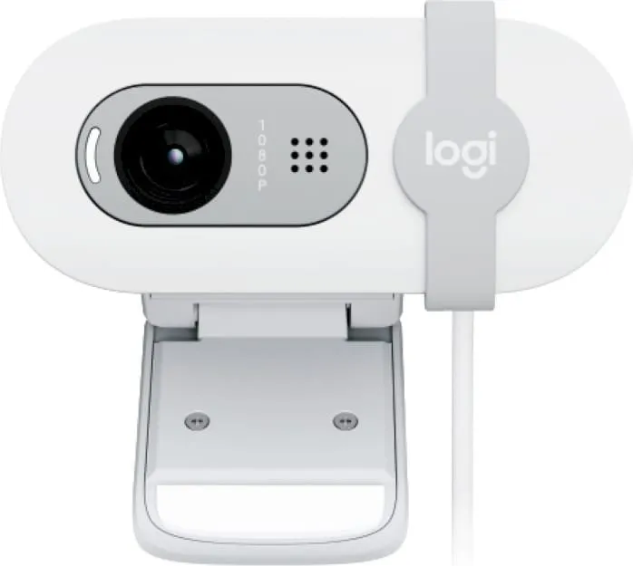Веб-камера Logitech Brio 100 Off White (960-001617) - мініатюра 8