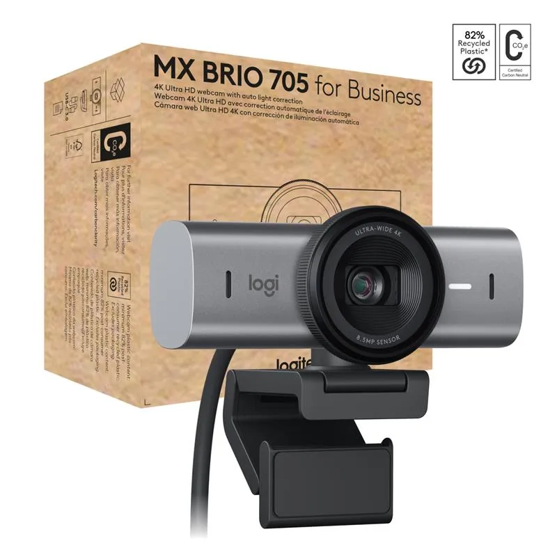 Веб-камера Logitech MX Brio 705 Graphite (960-001530) - мініатюра 2