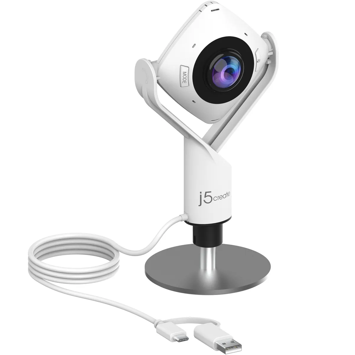 Веб-камера J5create JVCU360-N White - зображення 1