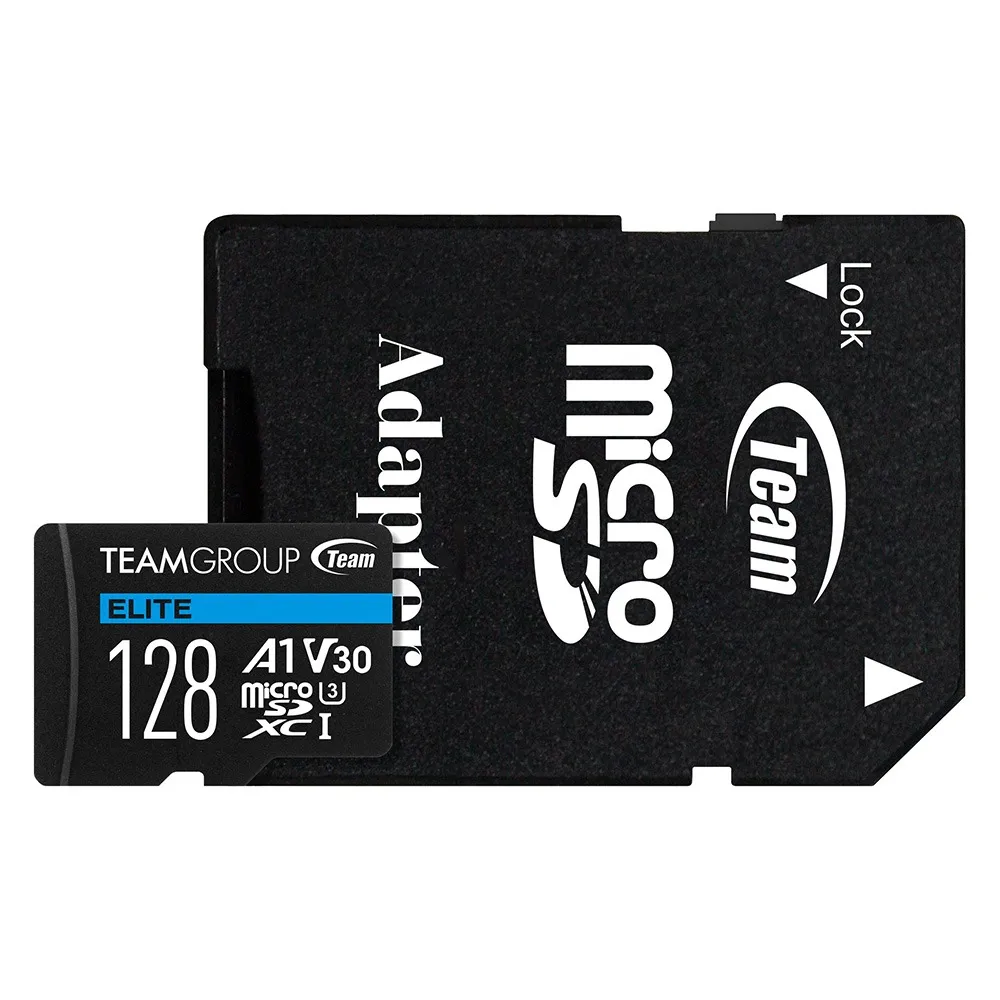 Карта пам`ятi MicroSDXC 128GB UHS-I/U3 Class 10 Team Elite + SD-адаптер (TEAUSDX128GIV30A103) - мініатюра 2