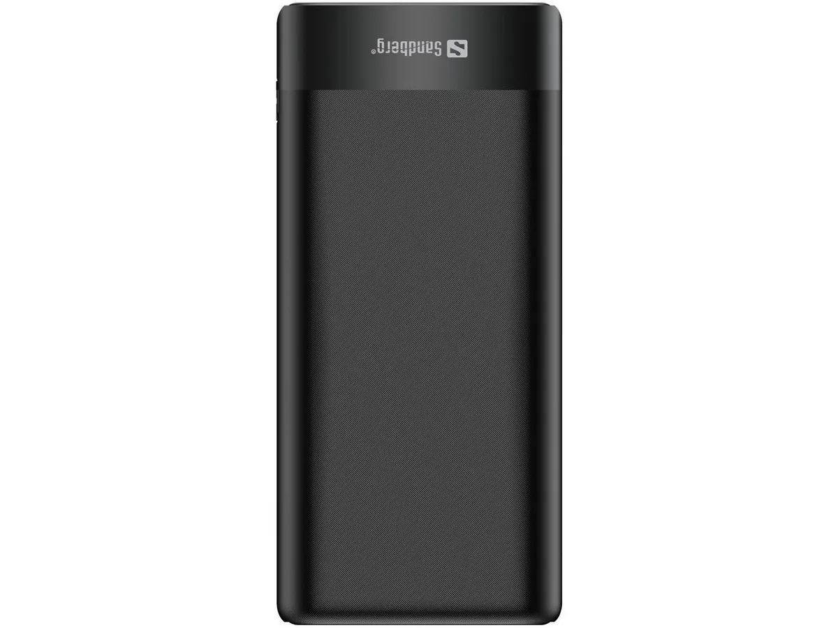 Універсальна мобільна батарея Sandberg Powerbank 20000mAh PD 65W Black (420-62) - зображення 1