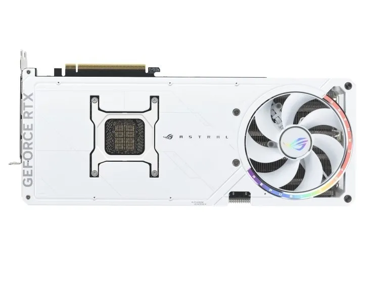Відеокарта GF RTX 5090 32GB GDDR7 ROG Astral White OC Asus (ROG-ASTRAL-RTX5090-O32G-WHITE) - мініатюра 6