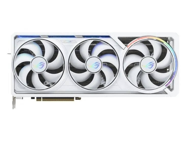 Відеокарта GF RTX 5090 32GB GDDR7 ROG Astral White OC Asus (ROG-ASTRAL-RTX5090-O32G-WHITE) - мініатюра 7