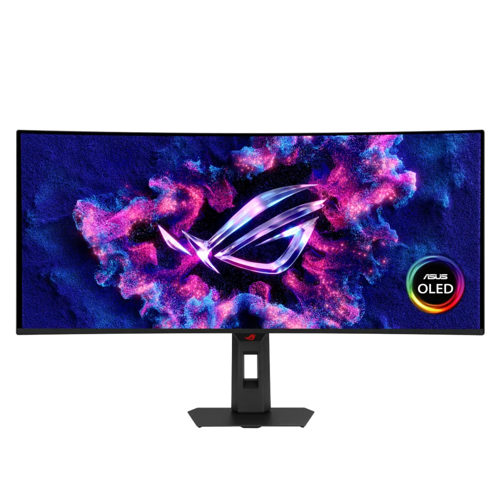 Монітор Asus 34" ROG Strix XG34WCDMS (90LM0D20-B01971) OLED Black Curved 280Hz - зображення 1