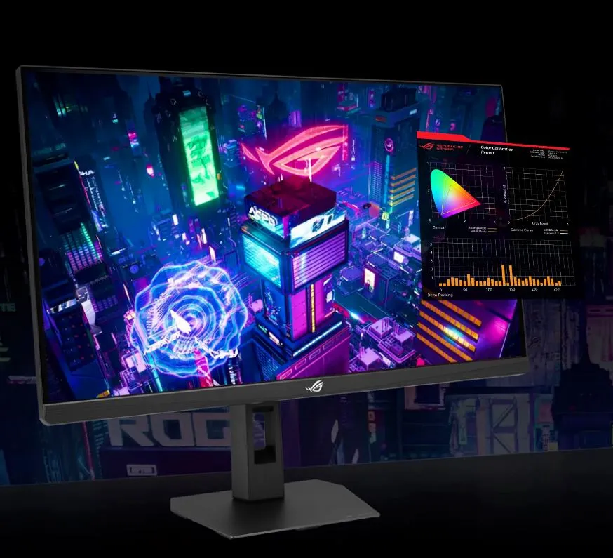 Монітор Asus 27" ROG Strix XG27UCSR (90LM0CK0-B01171) IPS Black 160Hz - мініатюра 8