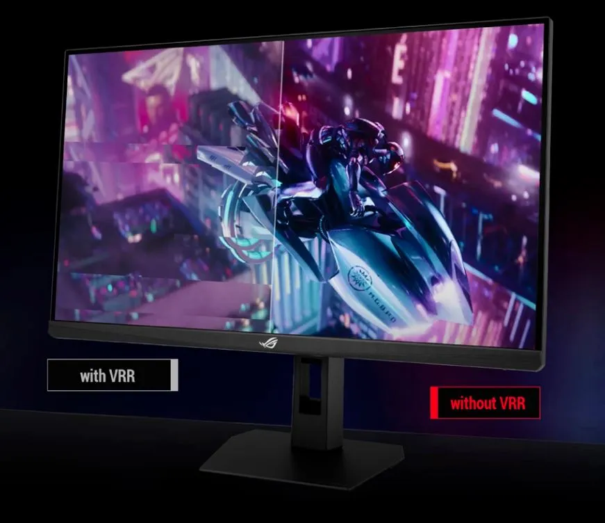 Монітор Asus 27" ROG Strix XG27UCSR (90LM0CK0-B01171) IPS Black 160Hz - мініатюра 9