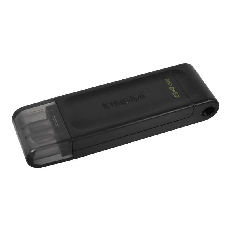 Флеш-накопичувач USB3.2 64GB Type-C Kingston DataTraveler 70 Black (DT70/64GB) - мініатюра 6