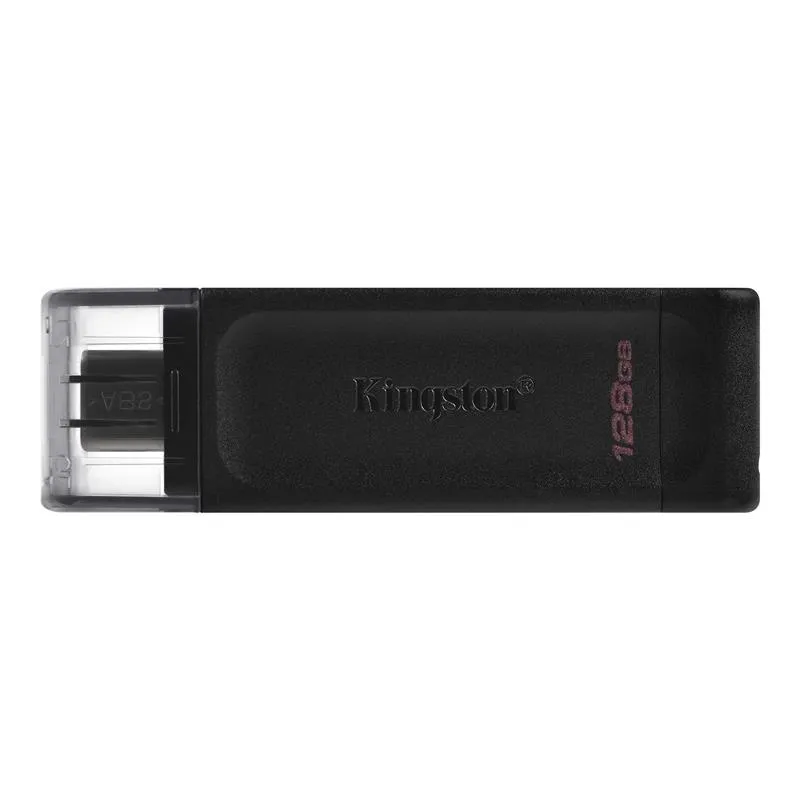 Флеш-накопичувач USB3.2 128GB Type-C Kingston DataTraveler 70 Black (DT70/128GB) - мініатюра 2