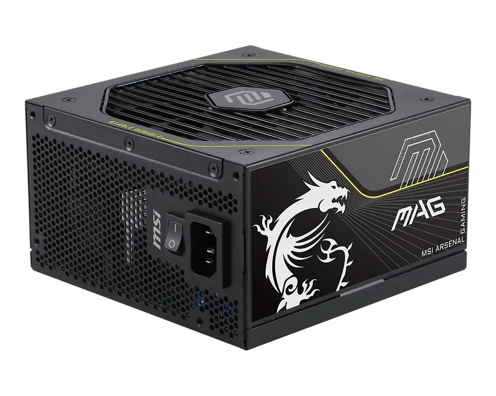 Блок живлення MSI MAG A1000PLS PCIE5 1000W - мініатюра 2