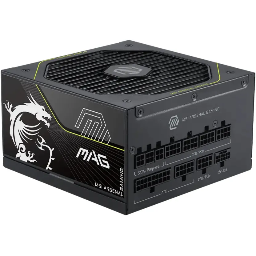 Блок живлення MSI MAG A1000PLS PCIE5 1000W - мініатюра 6