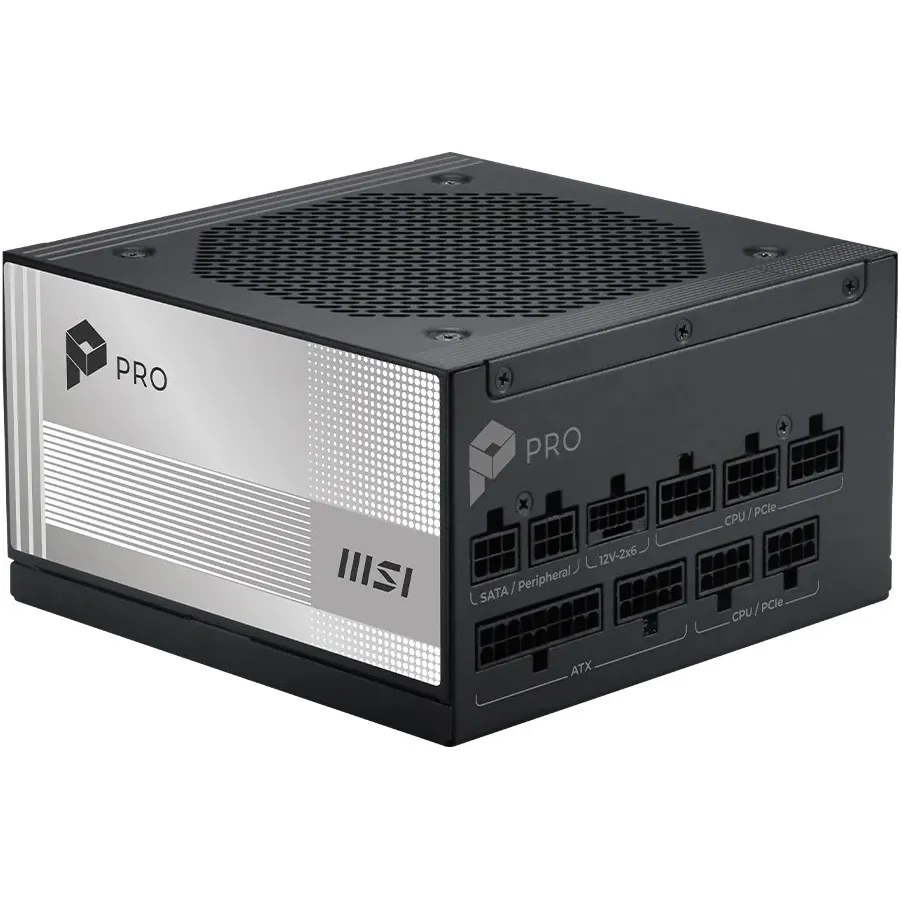 Блок живлення MSI PRO A1000PL PCIE5 1000W - мініатюра 6