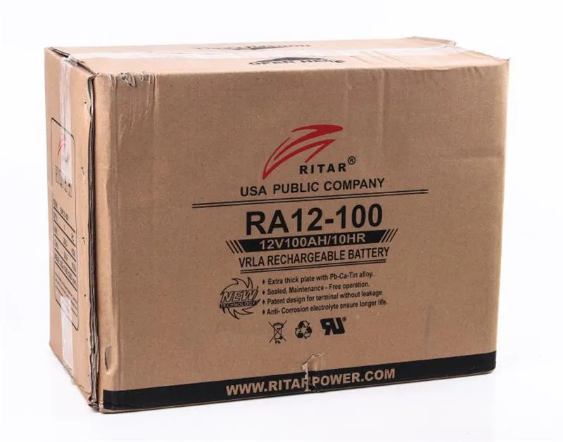 Акумуляторна батарея Ritar 12V 100AH (RA12-100) AGM - мініатюра 2