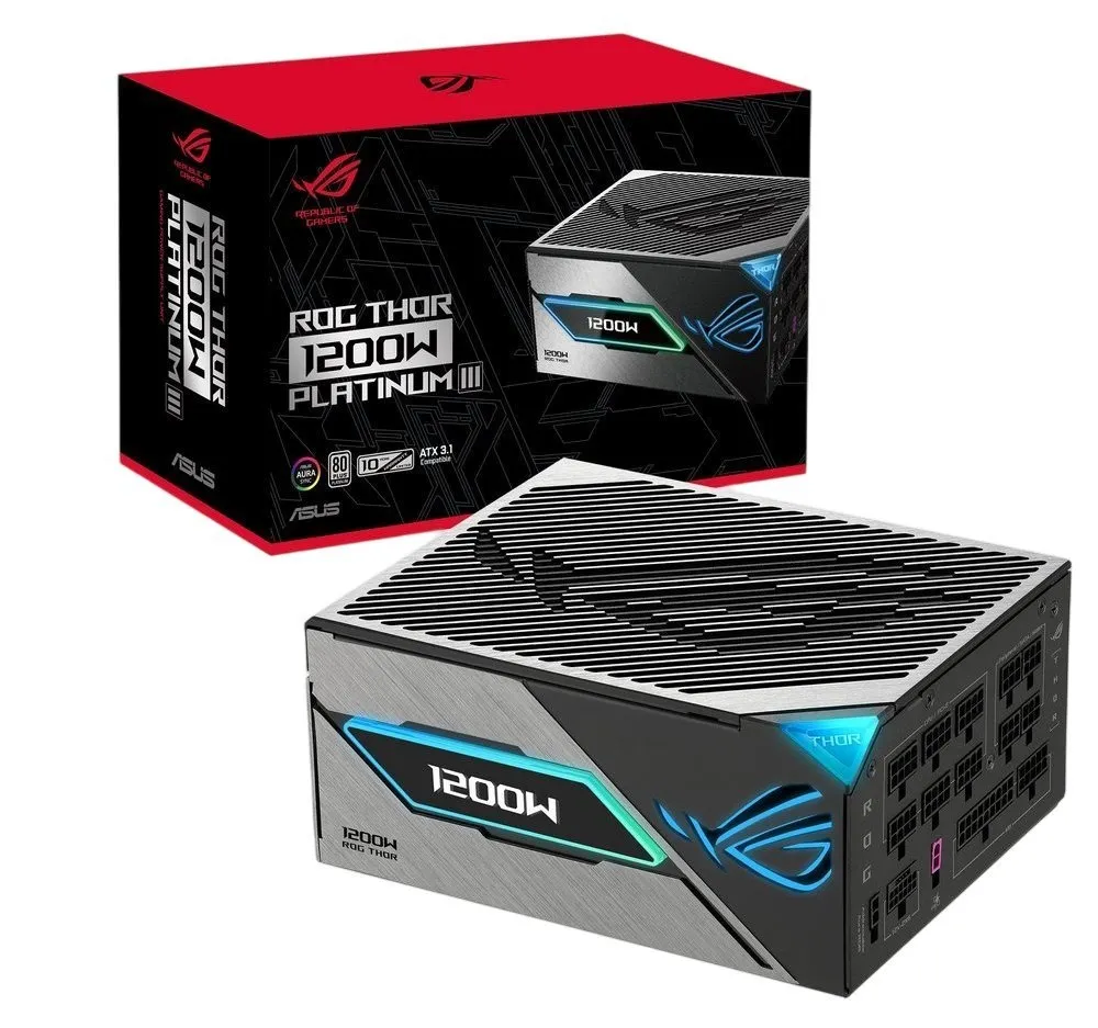 Блок живлення Asus ROG Thor 1200W Platinum III (90YE00V2-B0NA00) - мініатюра 11
