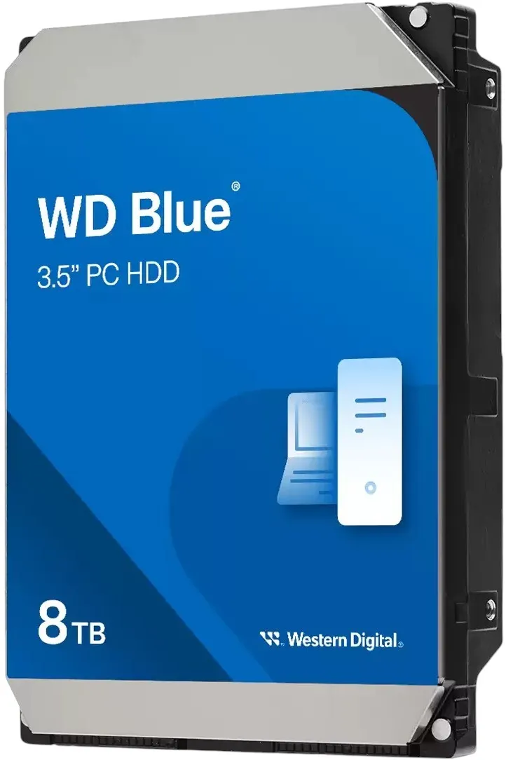 Накопичувач HDD SATA 8.0TB WD Blue 5640rpm 256MB (WD80EAAZ) - мініатюра 2