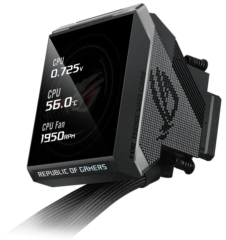 Система водяного охолодження Asus ROG Strix LC IV 360 ARGB LCD Black (90RC01M1-B0EAY0) - мініатюра 5