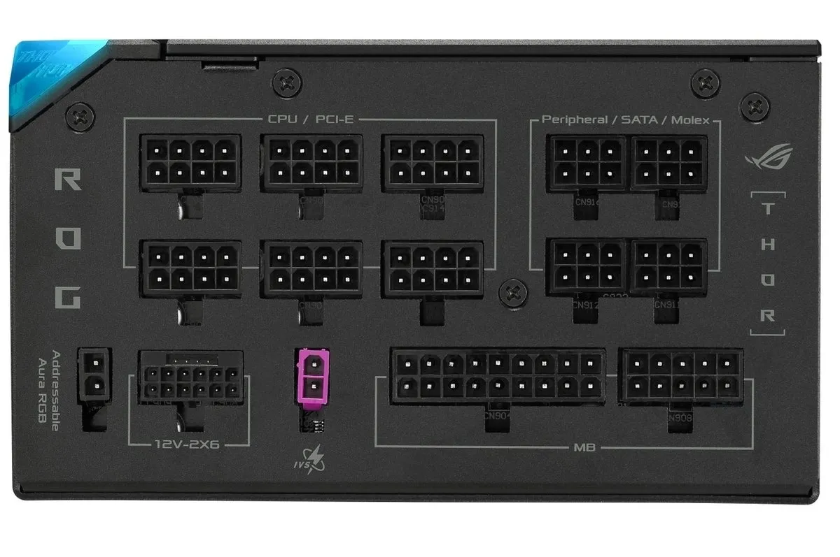 Блок живлення Asus ROG Thor 1000W Platinum III ROG Equalizer (90YE00V8-B0NA00) - мініатюра 9