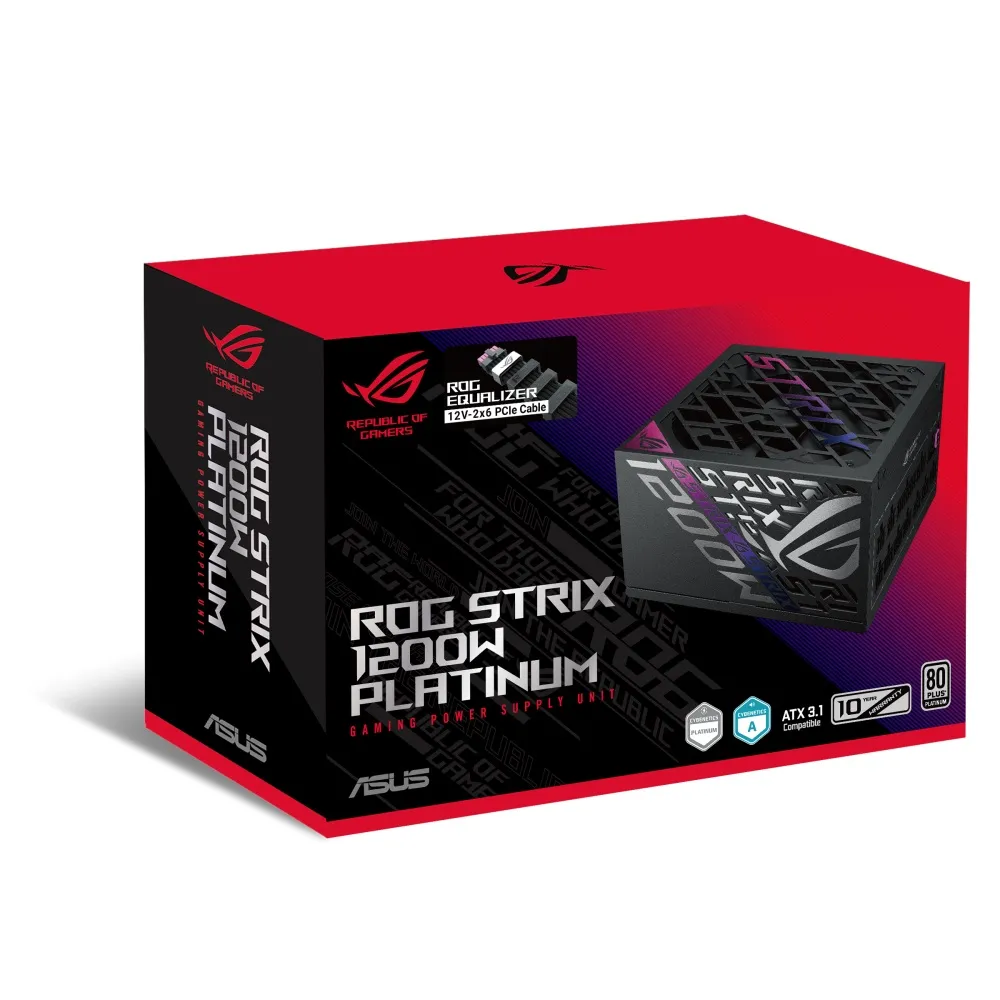 Блок живлення Asus ROG Strix 1200W Platinum ROG Equalizer (90YE00W6-B0NA00) - мініатюра 10