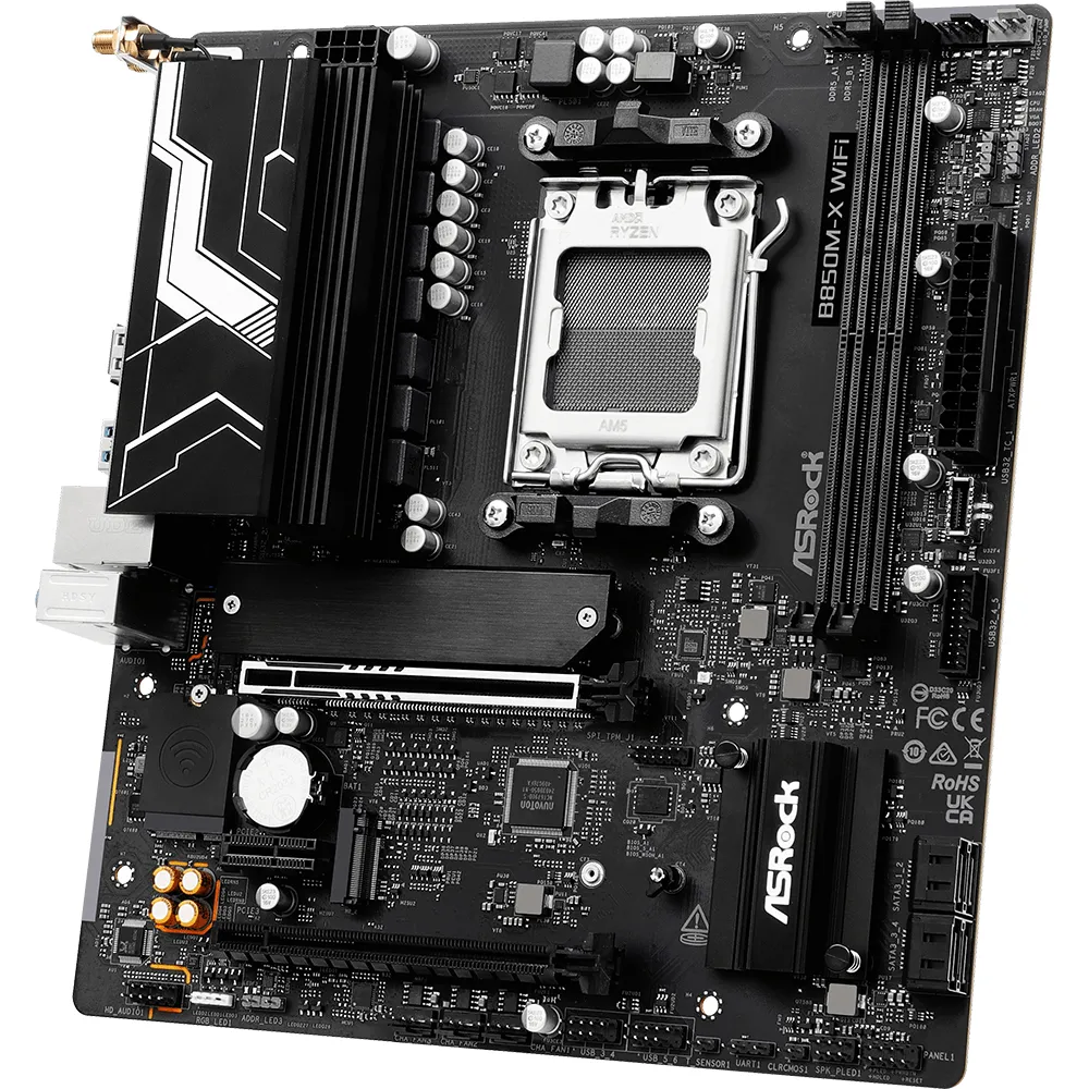 Материнська плата ASRock B850M-X WiFi R2.0 Socket AM5 - мініатюра 3