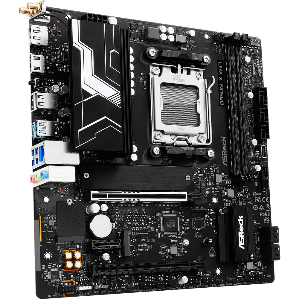 Материнська плата ASRock B850M-X WiFi R2.0 Socket AM5 - мініатюра 4
