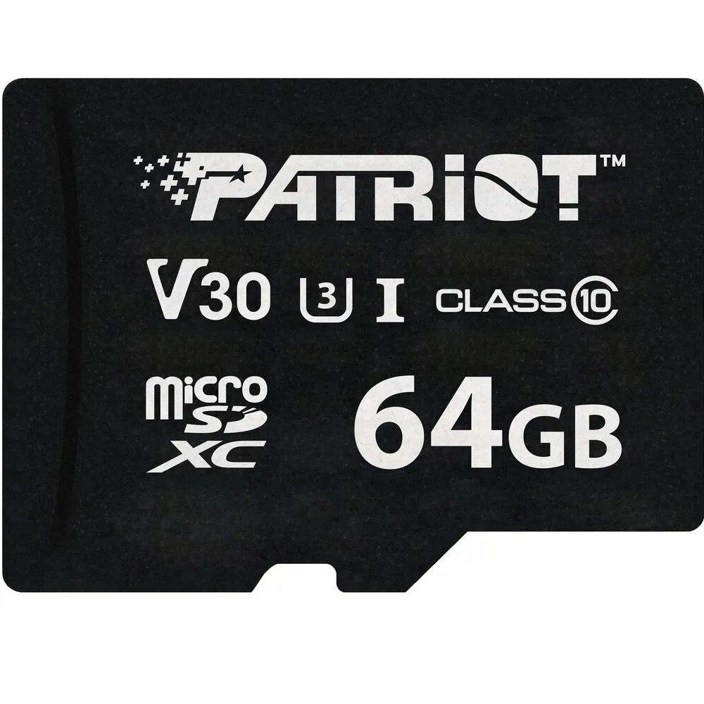 Карта пам`ятi MicroSDXC 64GB UHS-I/U3 Class 10 Patriot VX R90/W80MB/s (PSF64GVX31MCX)