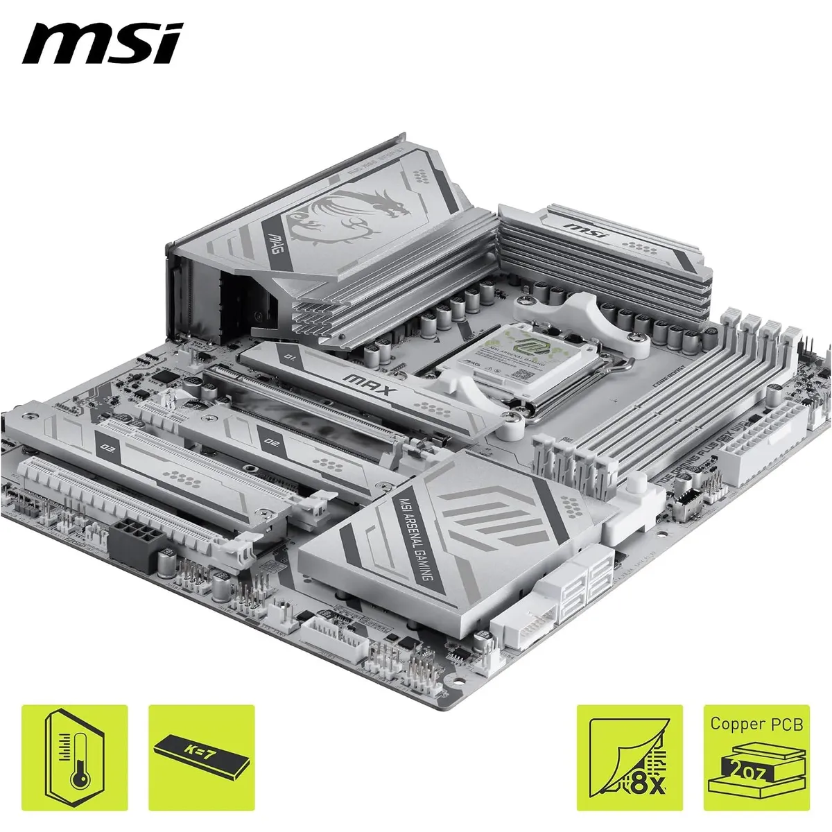 Материнська плата MSI MAG X870E Gaming Plus Max WiFi Socket AM5 - мініатюра 5