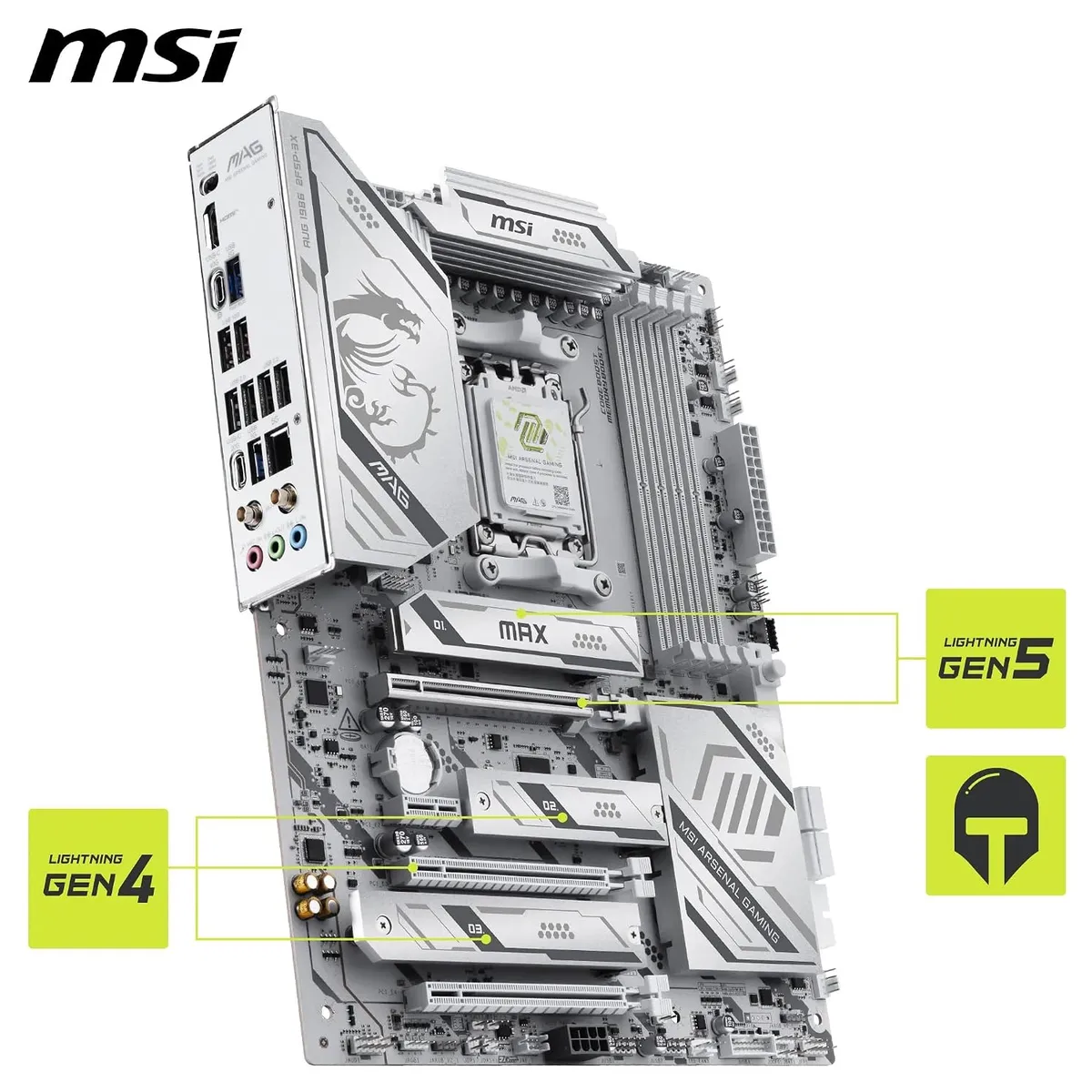 Материнська плата MSI MAG X870E Gaming Plus Max WiFi Socket AM5 - мініатюра 6