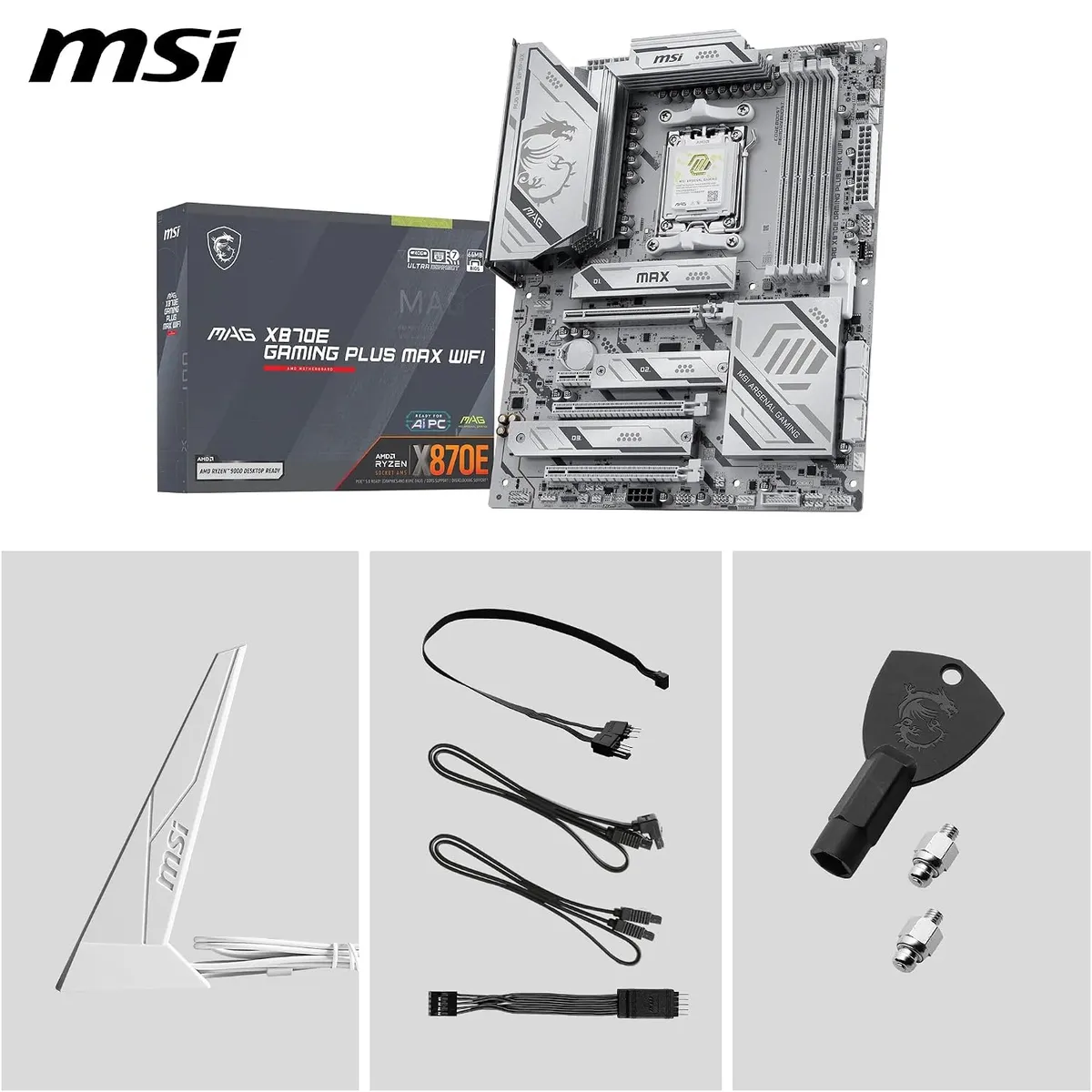 Материнська плата MSI MAG X870E Gaming Plus Max WiFi Socket AM5 - мініатюра 7