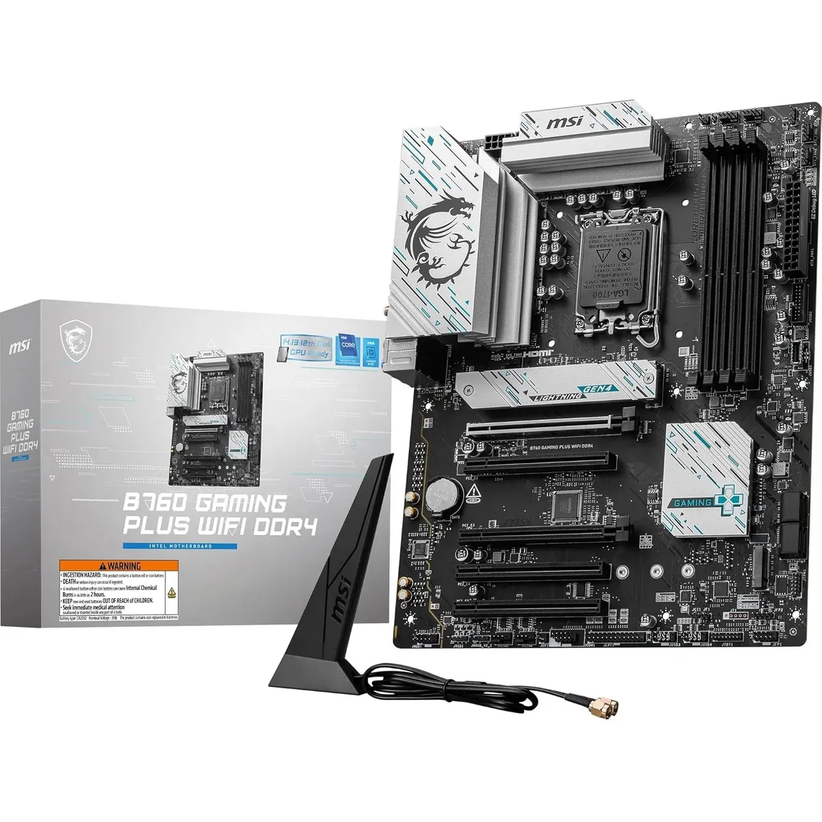 Материнська плата MSI B760 Gaming Plus WiFi DDR4 Socket 1700 - зображення 1