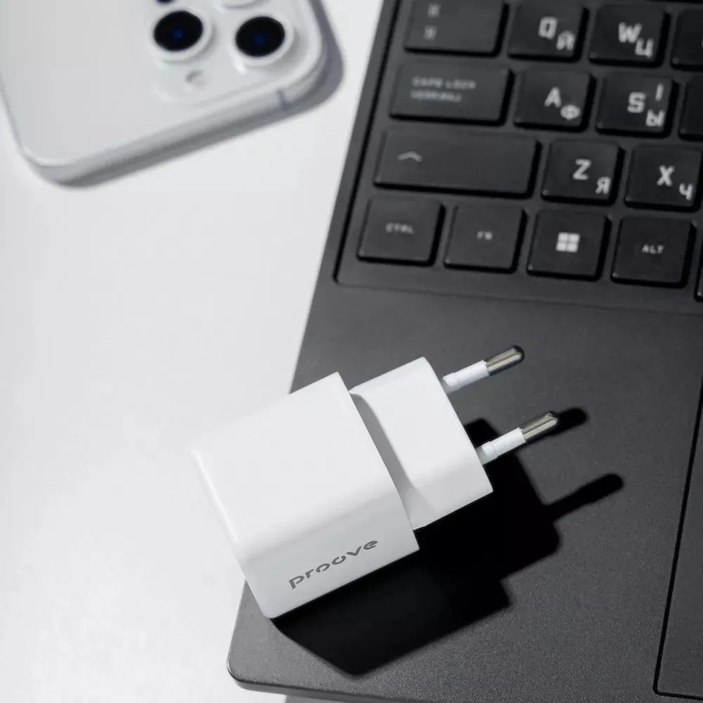 Мережевий зарядний пристрій Proove Pocket GaN 25W White (WCPG25010202) - мініатюра 3